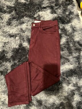 KanCan High-Rise Burgundy Skinny Jeans